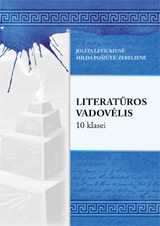 knygos Literatūros vadovėlis 10 klasei viršelis